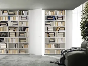 Porta per interni in legno laccato opaco bianco Gea Battente con Stipite di Doal
