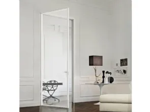 Porta per interni in vetro trasparente Just Battente con Stipite di Doal