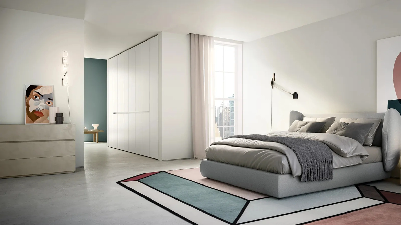 Armadio con ante battenti Orizzonte di Dielle Modus