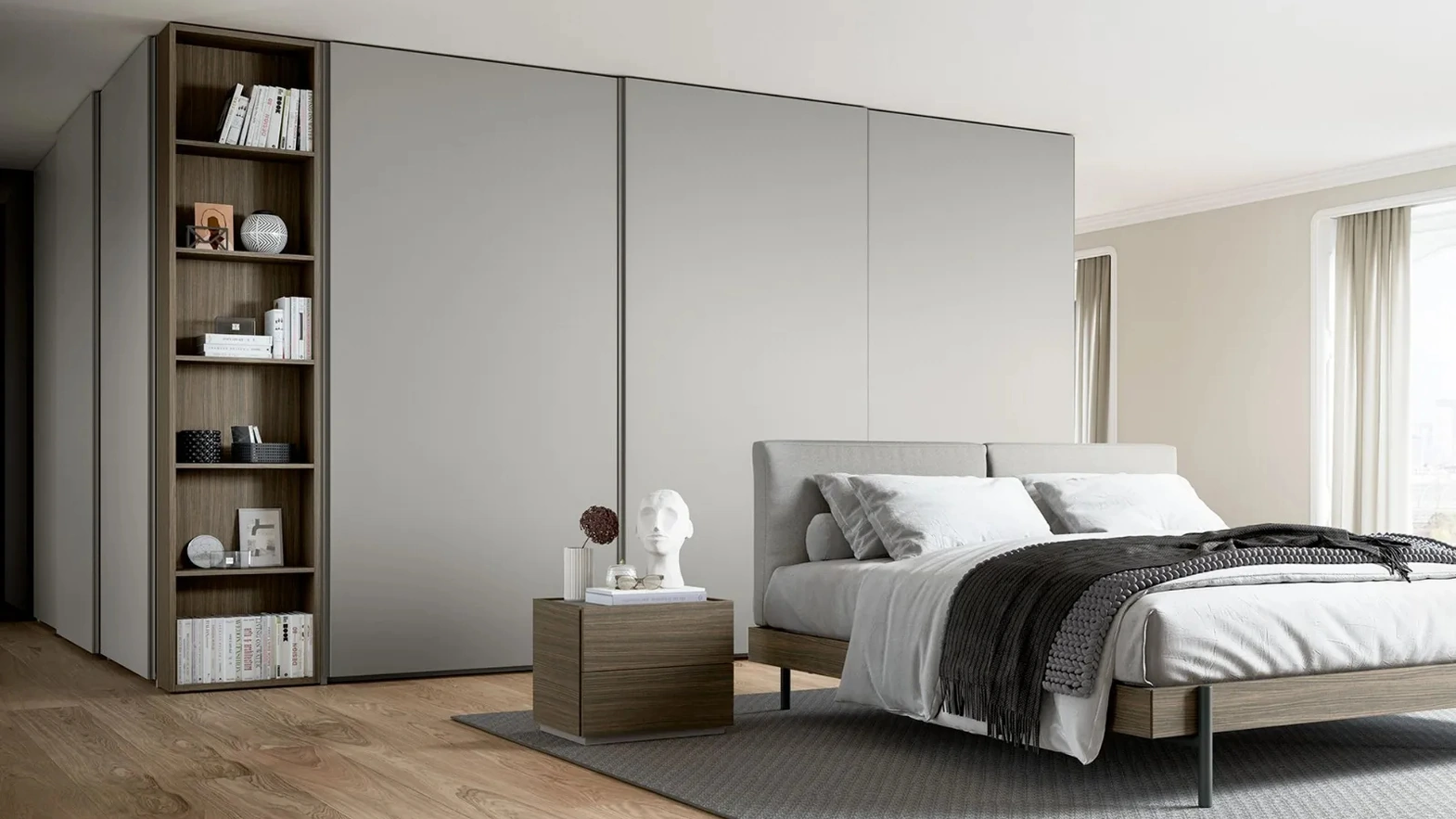 Armadio Gola con ante scorrevoli di Dielle Modus