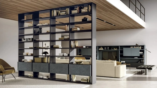 Libreria Line Up 13 bifacciale di Dielle Modus